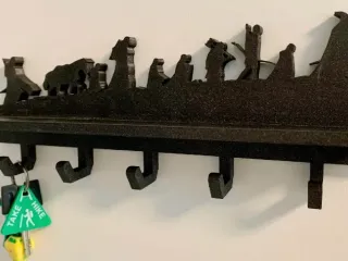 Lotr key holder/shelf