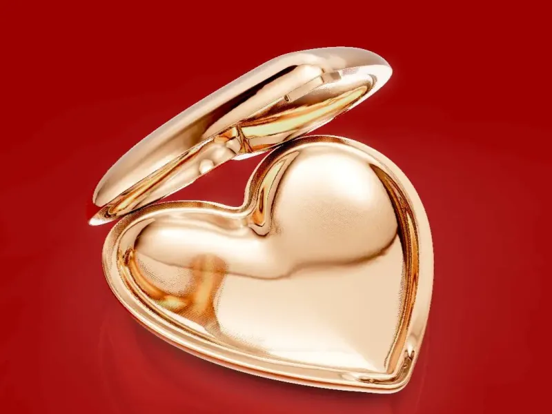 Heart Picture Locket pendant