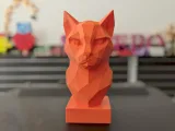 Geometric Cat Bust-1