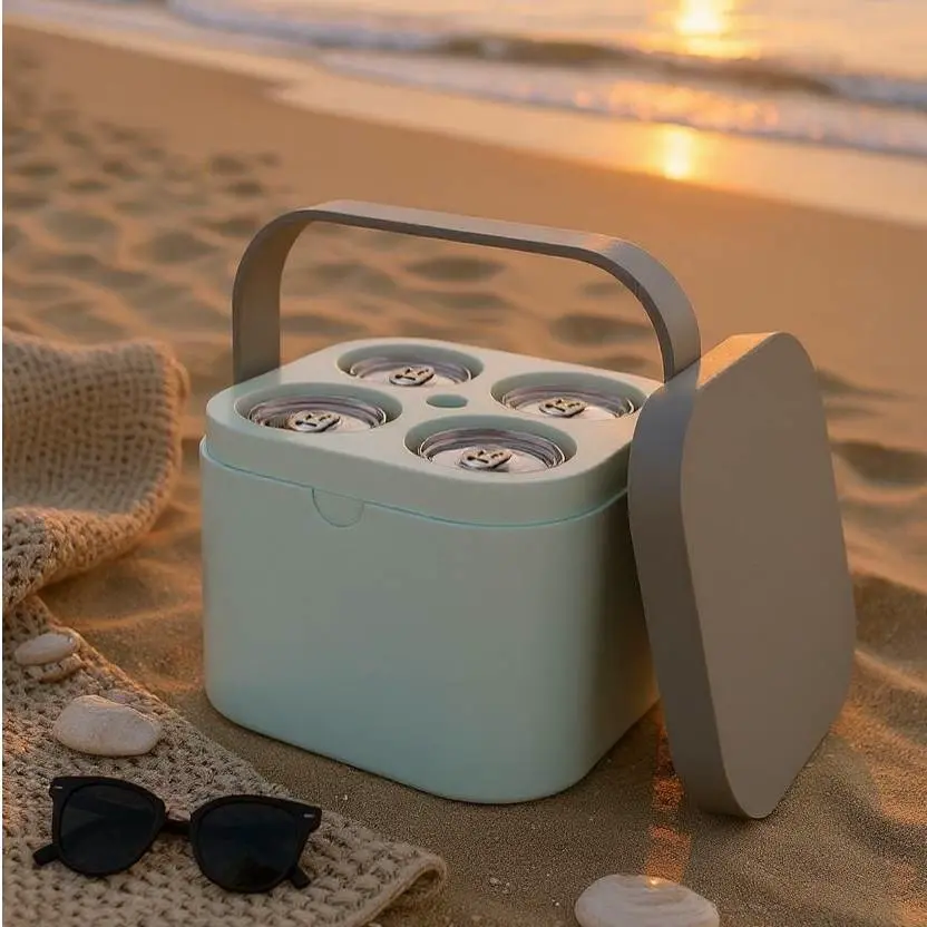 Freezable Can Carrier – Portable Drink Cooler, Cooling box