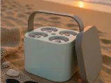 Porte-canettes congelable – Glacière à boissons portable, Boîte de refroidissement-0
