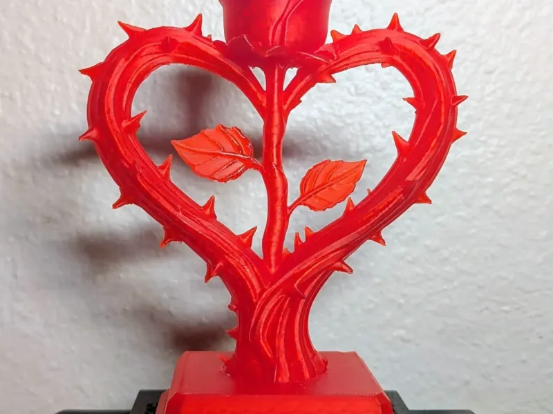 Thorned Heart - Valentines Day Rose Sculpture