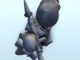 Alien with rocket mounted on two-legged animal (20) (+ pre-s-5
