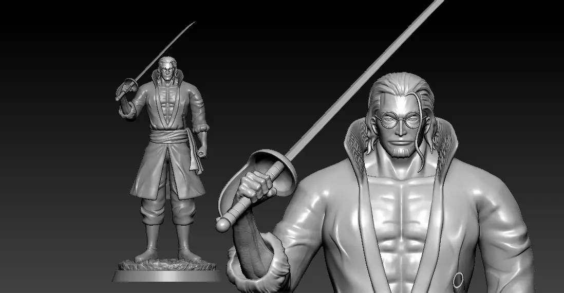 RAYLEIGH (YOUNG) - ONE PIECE - 3D PRINT - SPLIT PART