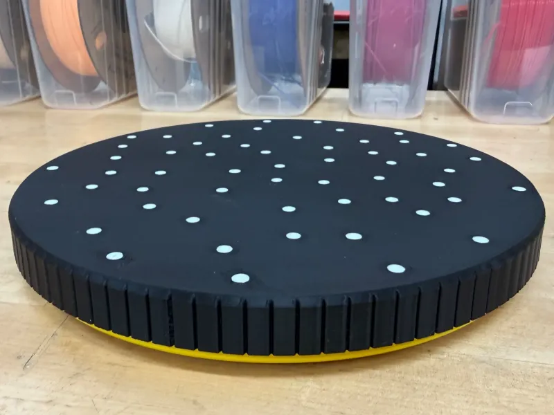 3D-Scan-Drehteller 260 mm (Lazy Susan) mit gedruckten Markierungen