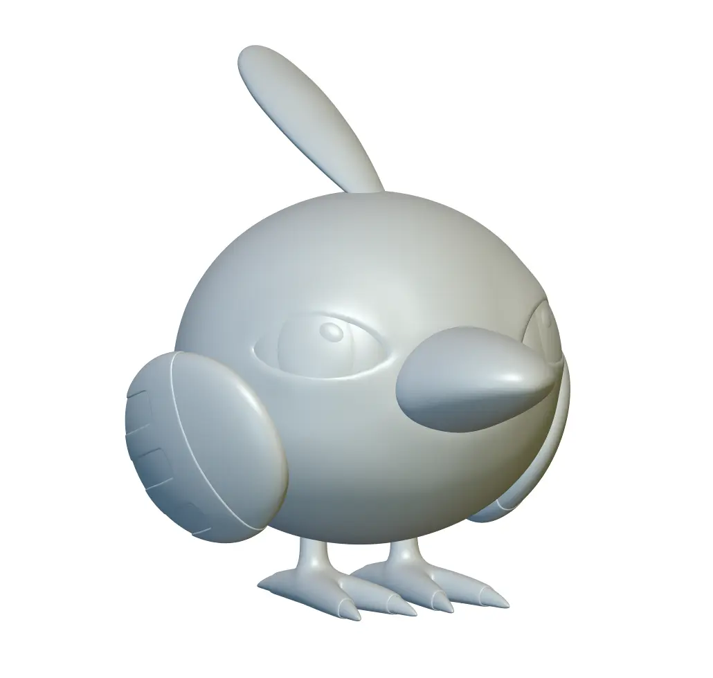 Pokemon Natu #177 - Ready for 3D Printing!