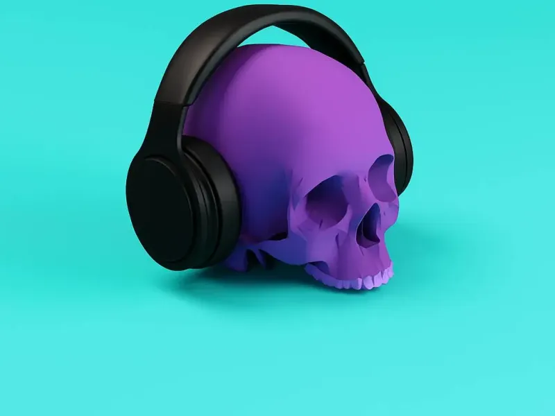 Skull Headphone Stand