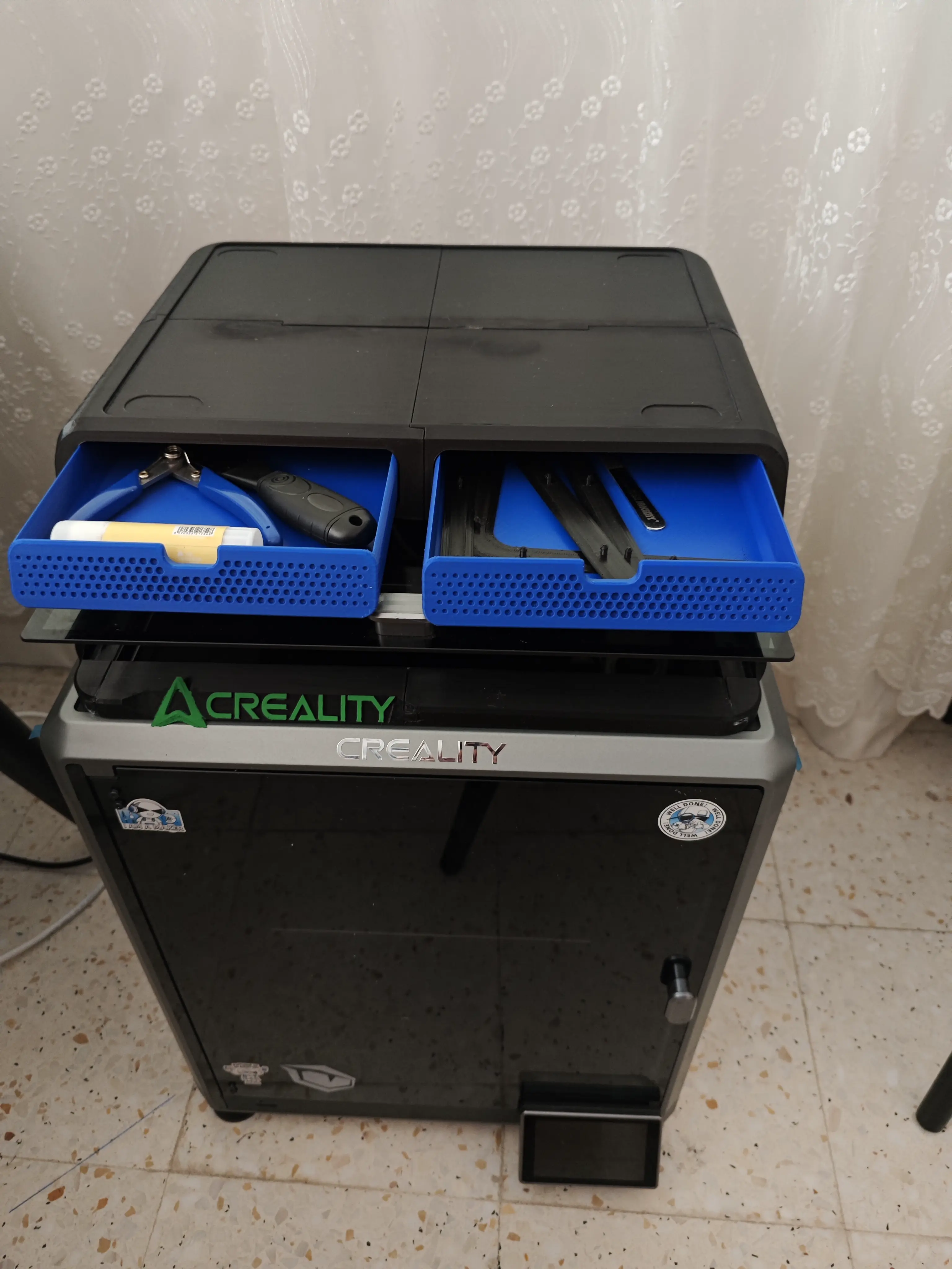 Creality K1 MAX ÜST APARAT-K1 MAX MONTAGEM DO TOPO