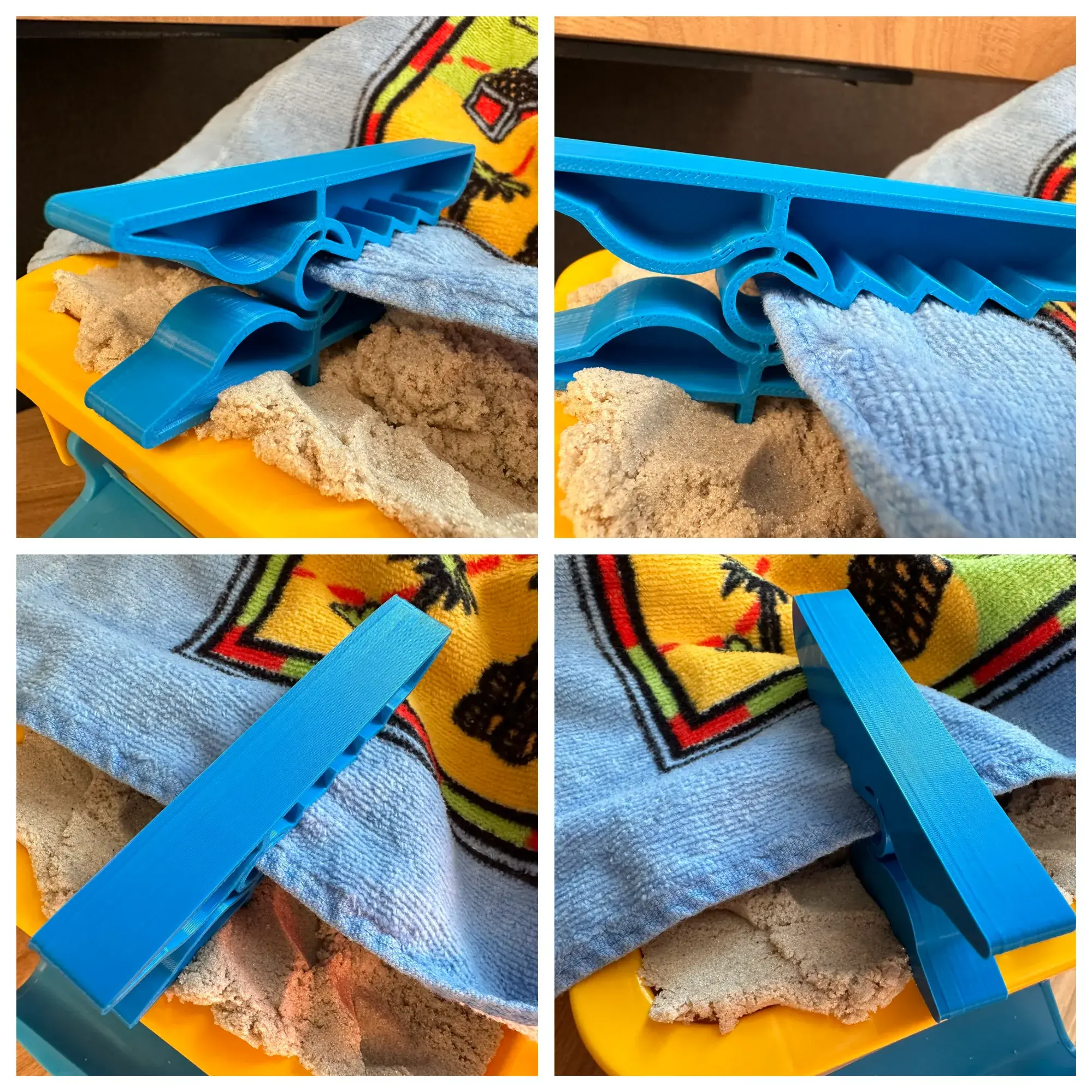 Beach towel clip