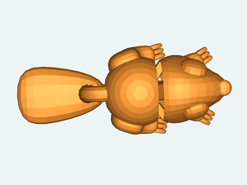 Beaver - Cute articulated Flexi beaver 
