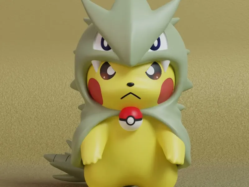 Pokemon - Pikachu Cosplay Tyranitar