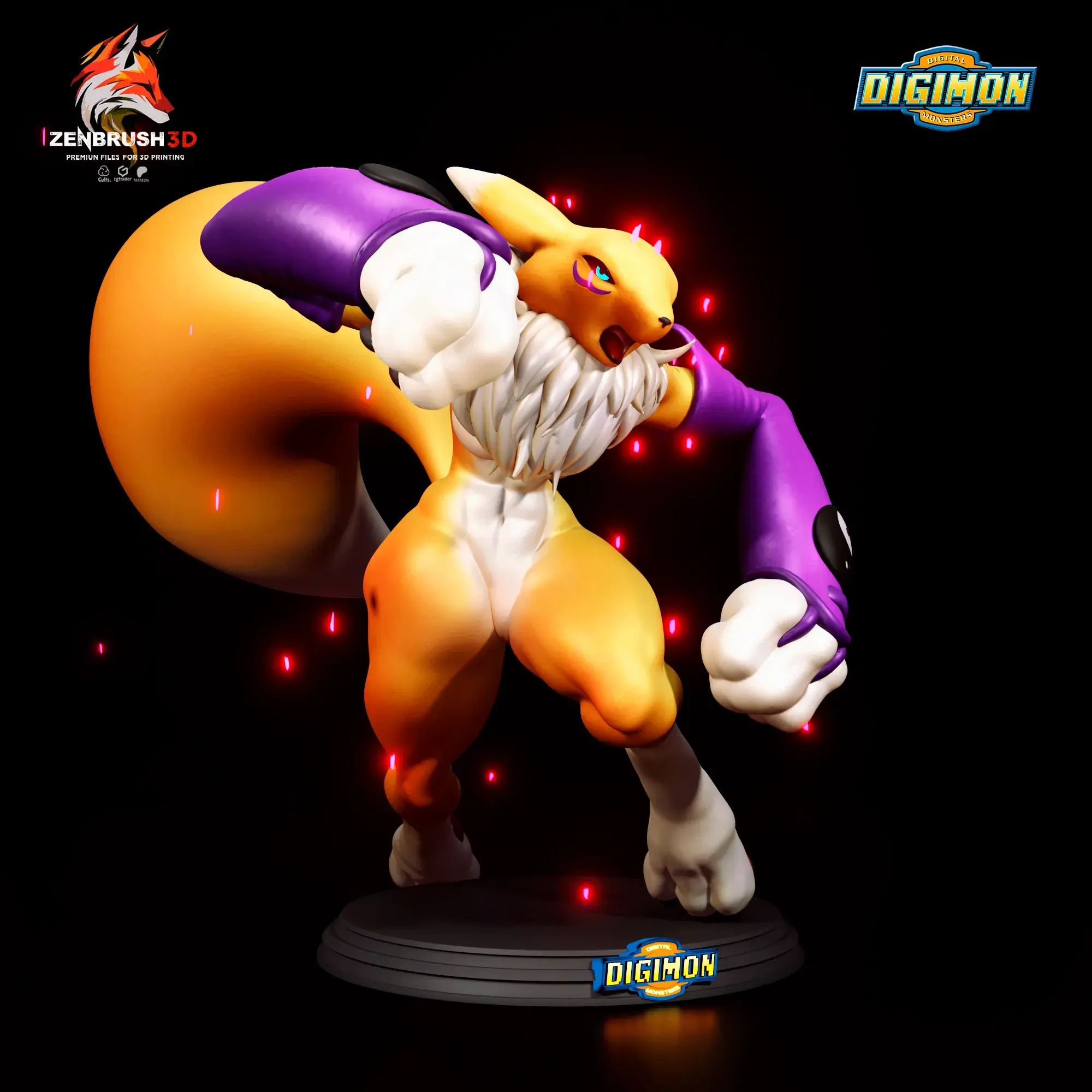 DIGIMON - RENAMON + IMPRESIÓN 3D NFSW