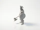 Axe Warrior Fantasy Figurine 3D Printable-3