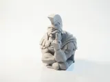 Middle Finger Gladiator Statue Fantasy 3D Printable-3