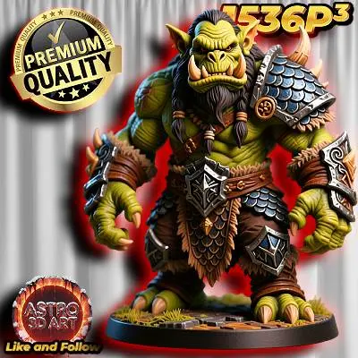 Tabletop Figur Boss Orc ❤️