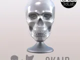 SKULL CHAIR ART DECORATION-0