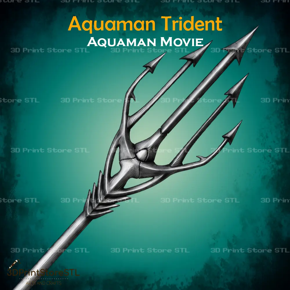 Trident Cosplay Aquaman Movie - STL File
