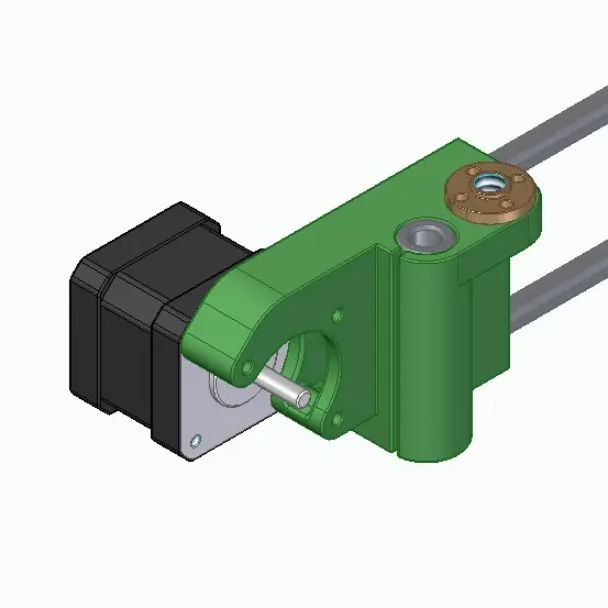 Anet A8 X Axis Printed Pieces - Idler and Motor Holders