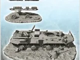 Carcass of Soviet Russian BTR 80 armored personnel carrier-1