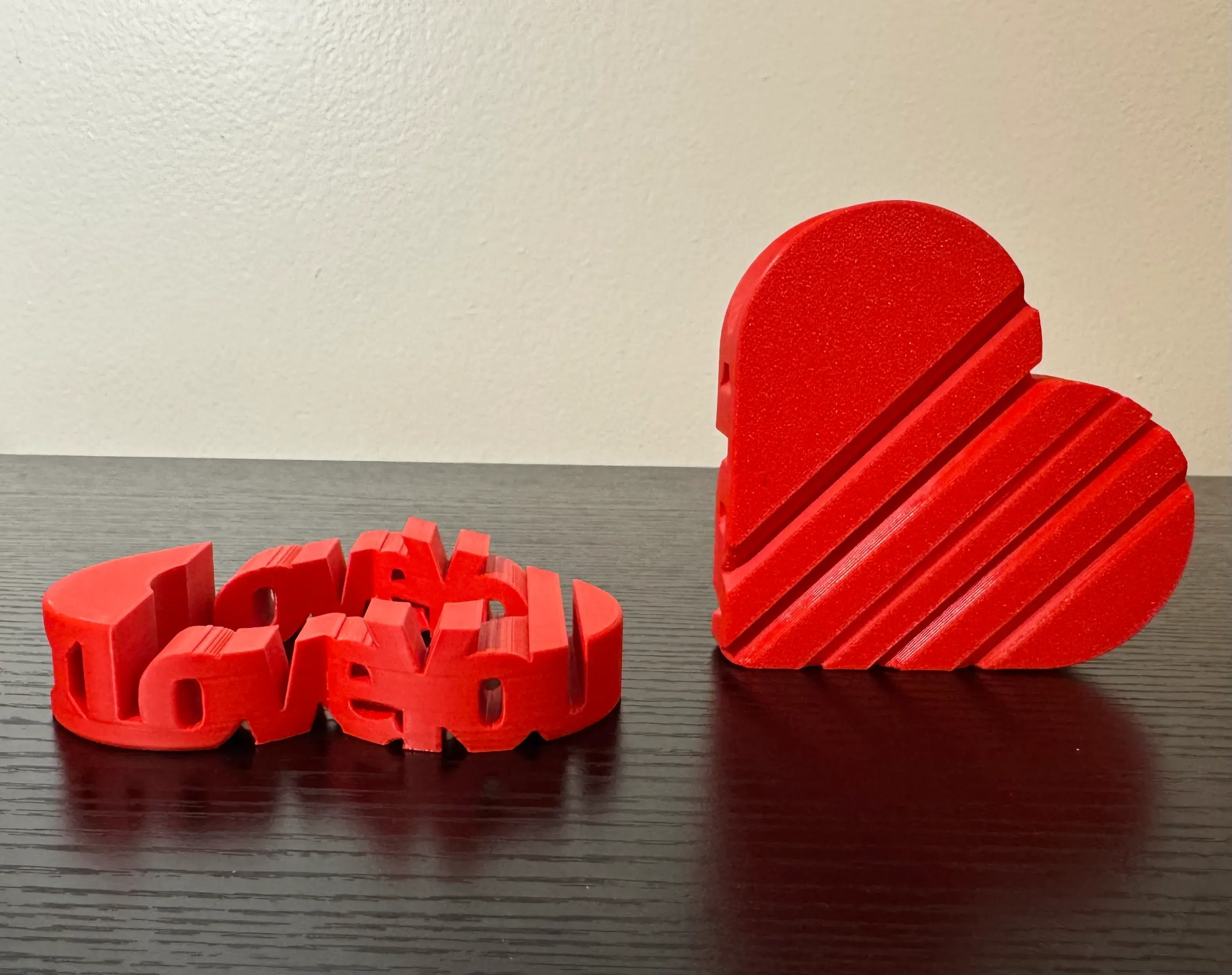 Heart Text Flips - "I Love You"