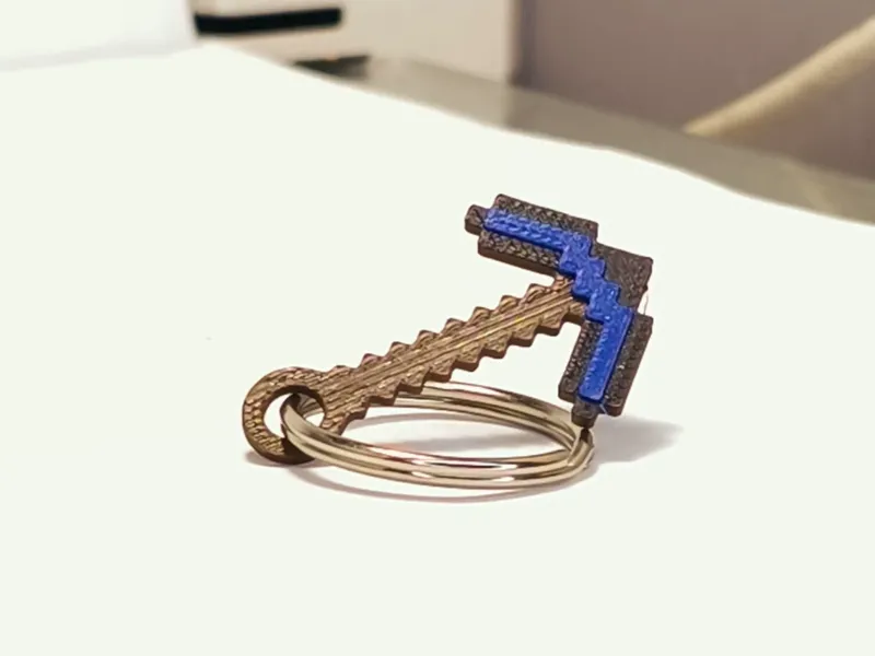 Minecraft Pickaxe KeyChain