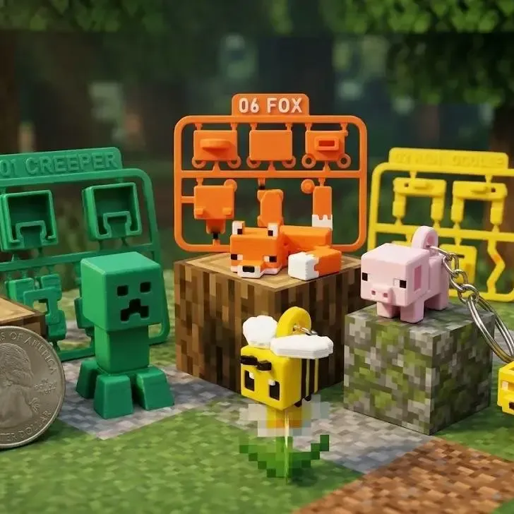 Minecraft Mobs Kit Card