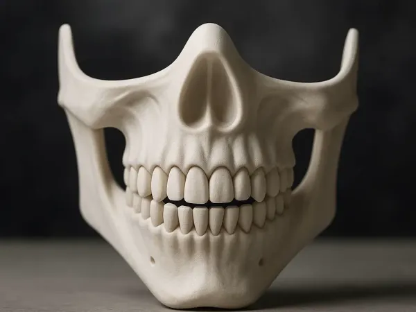Halloween Mouth Covered Skeleton Mask
