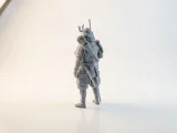 Samurai Archer Figurine Fantasy 3D Printable-2