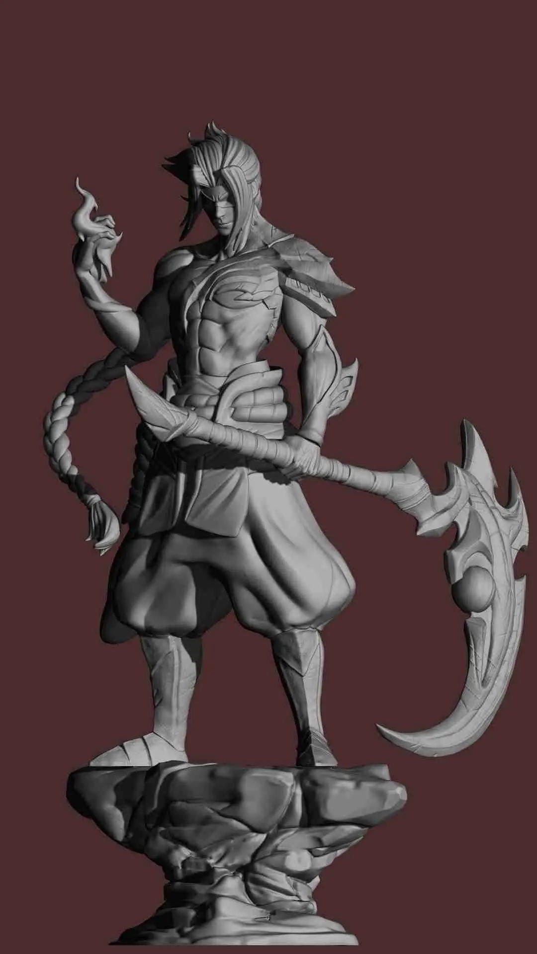 Kayn League of Legends Fan Art pour impression 3d