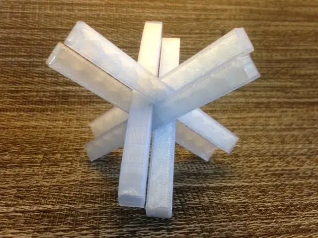 Six-piece bar puzzle