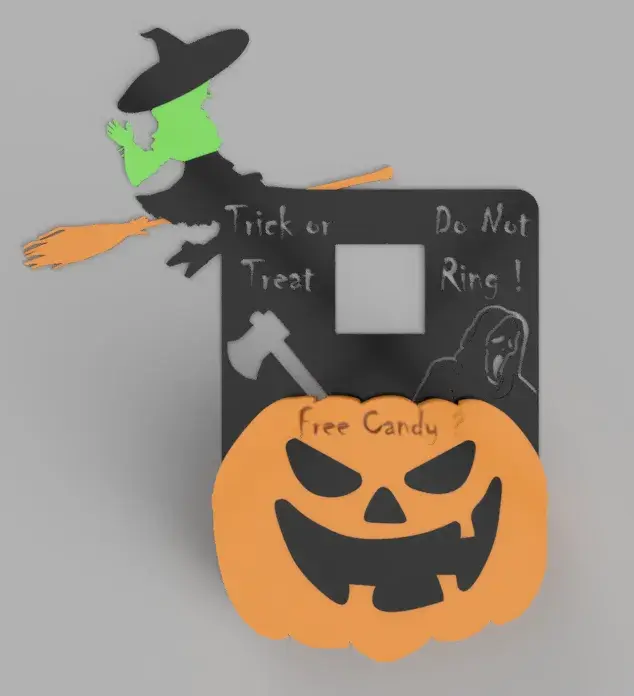 Halloween Doorbell Candy Tank