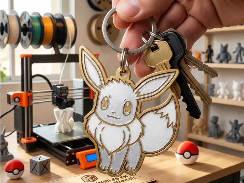 LLavero Pokemon - Evee