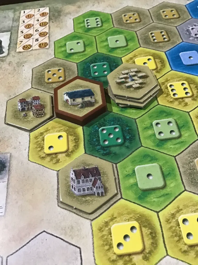 Настольная игра "Замки Бургундии" - капсулы для жетонов Hex
