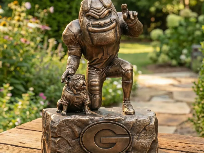 Georgia Bulldogs Mascot Statue – Hairy Dawg-Uga
