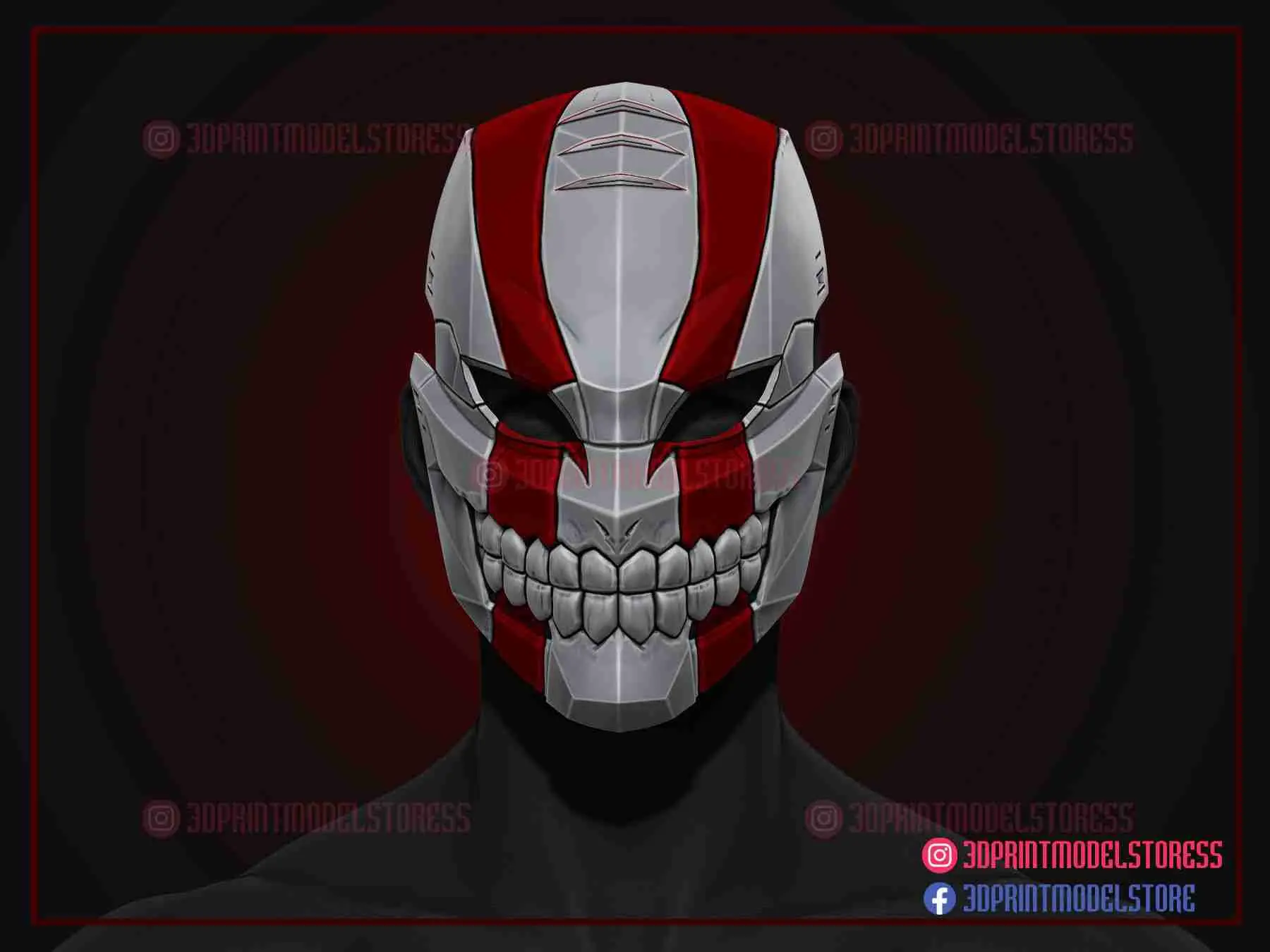 Hollow Mask - Bleach Anime Cosplay Halloween Costume