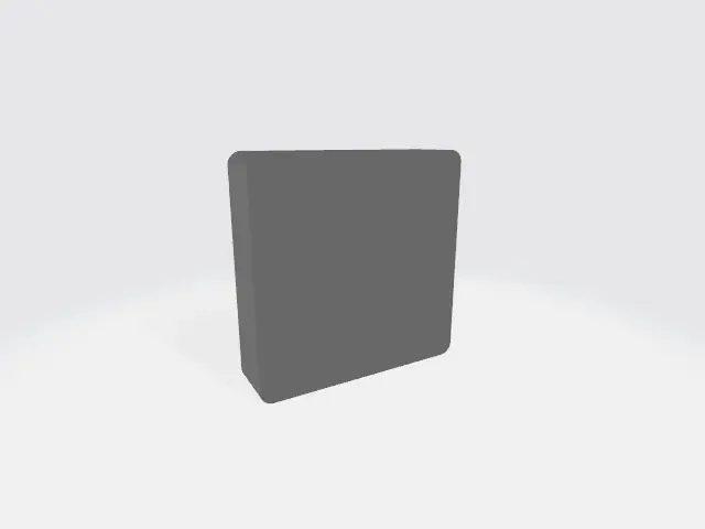 set box with compartments, thk 2,5mm, in size 40x40mm