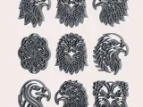 Eagle Head Mandala Pack – 9 Decorative Eagle Designs CNC-2