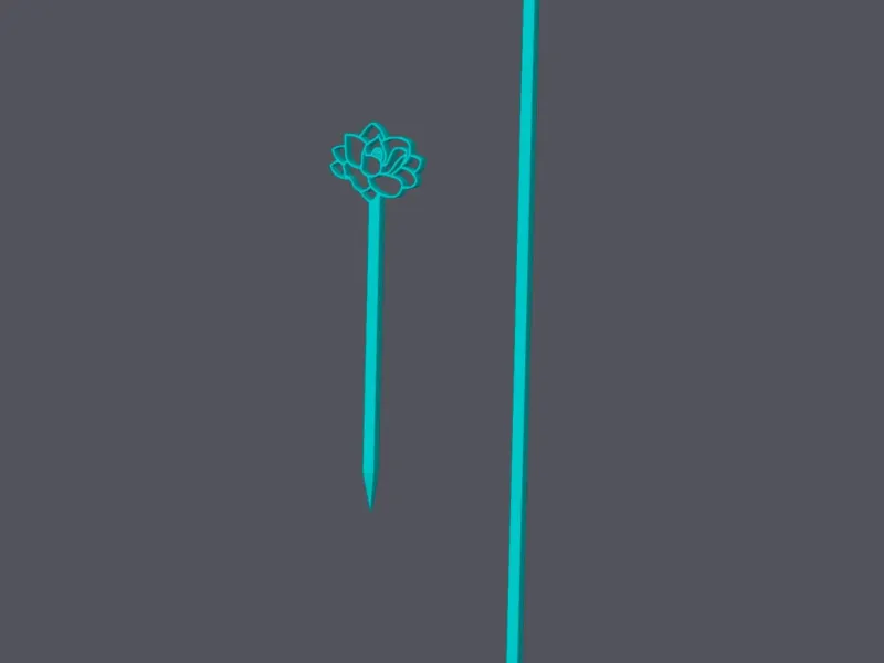 Magnolia Flower - Cocktailset Stick and Pick v3