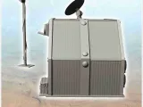 Futuristic command post with antenna and lamp post (24)-3