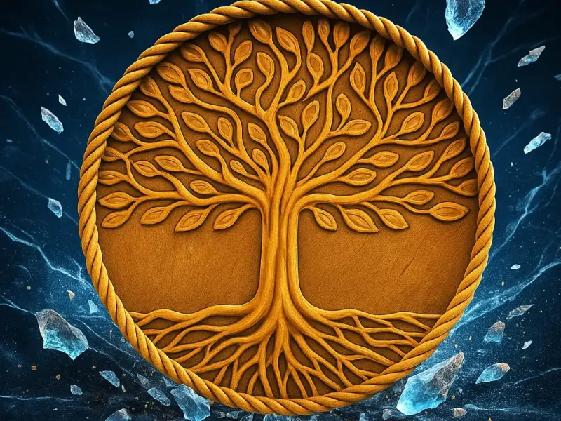 [V13] Tree of Life symbol. Celtic style