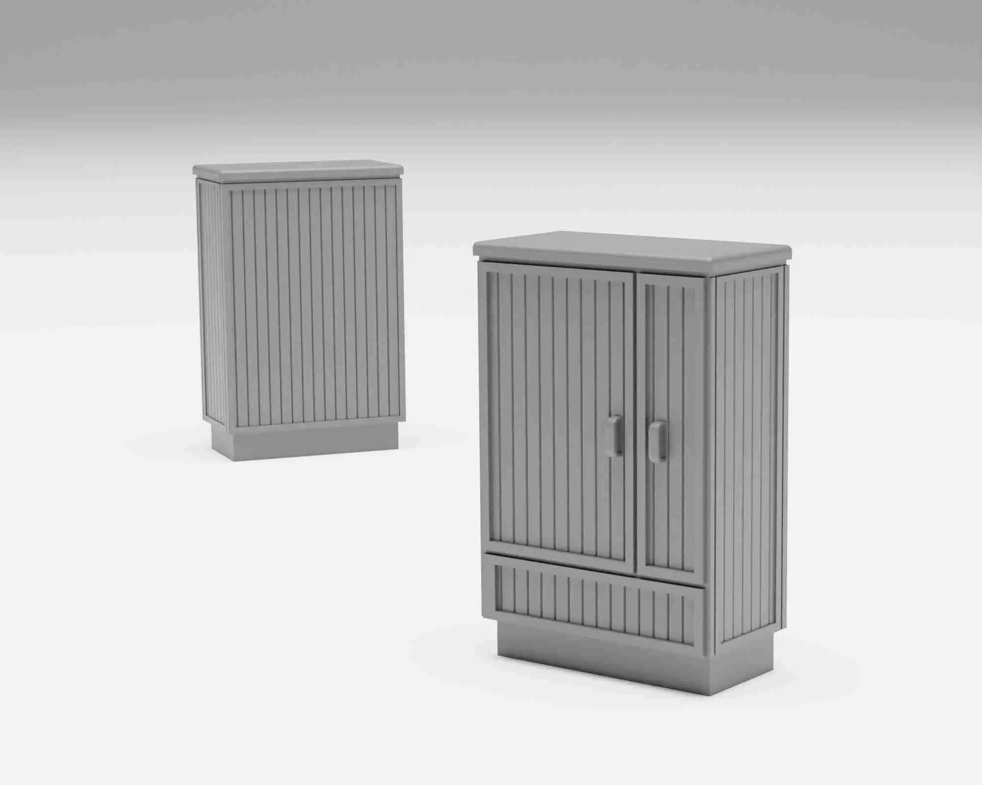 Electrical junction boxes H0 scale