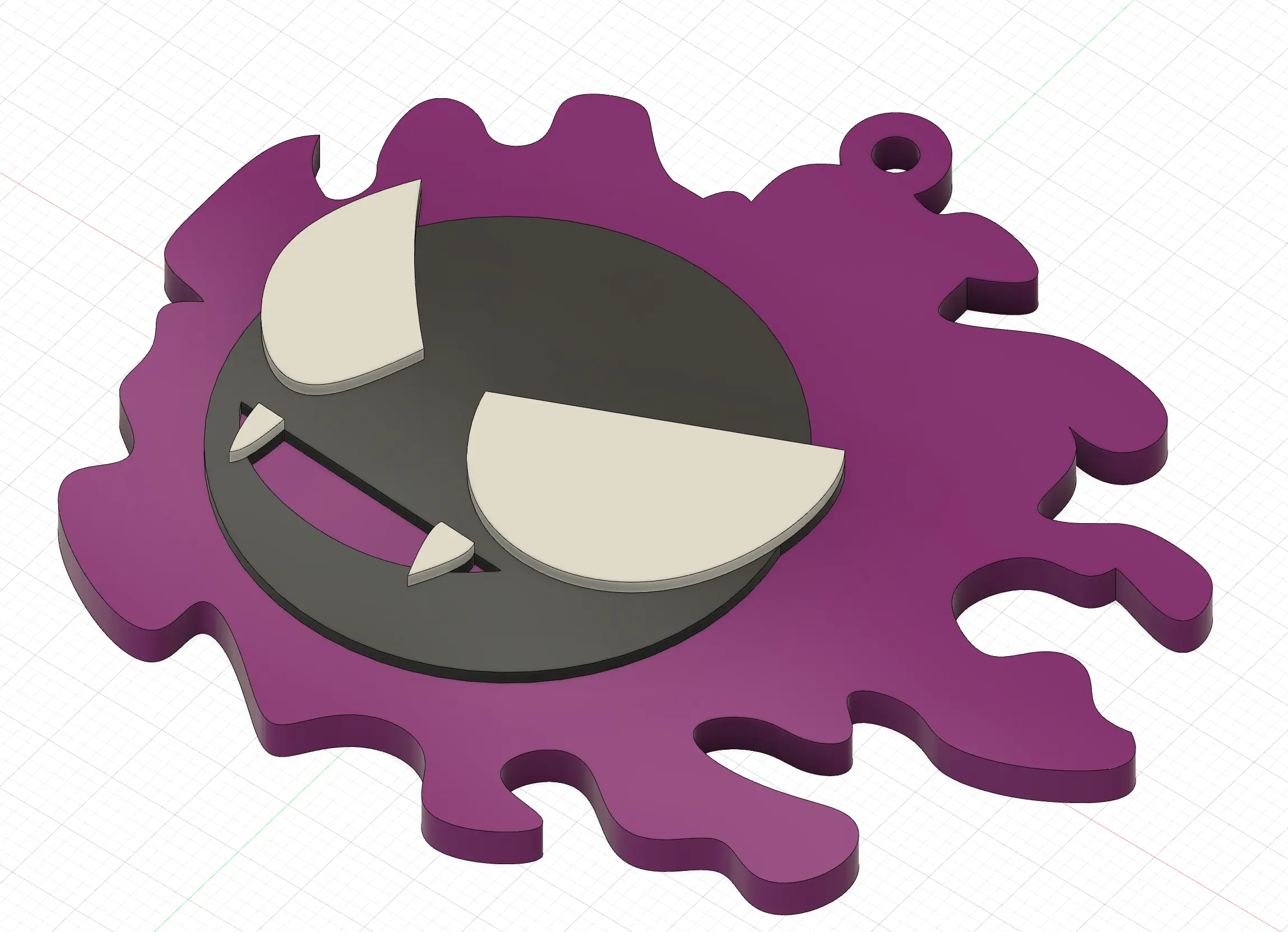 PORTA-CHAVES POKEMON GASTLY 