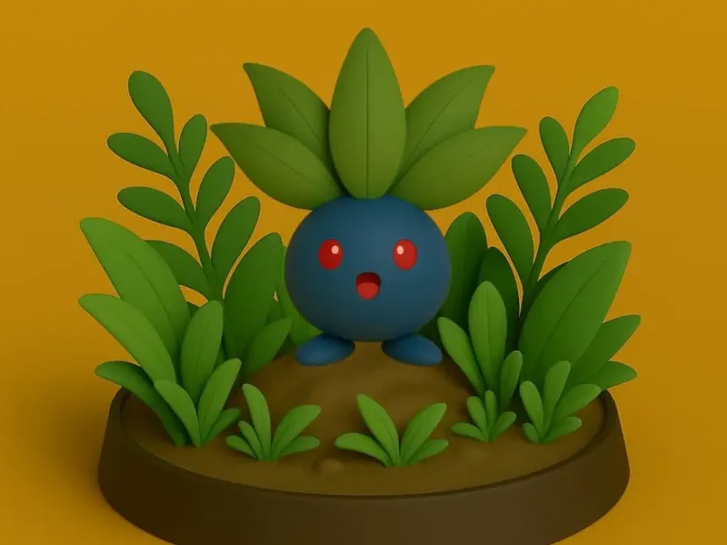 Pokemon battle style - Oddish #043