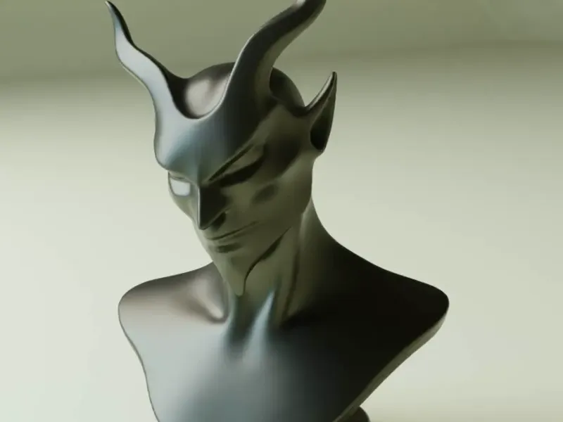 Demon Bust Deco