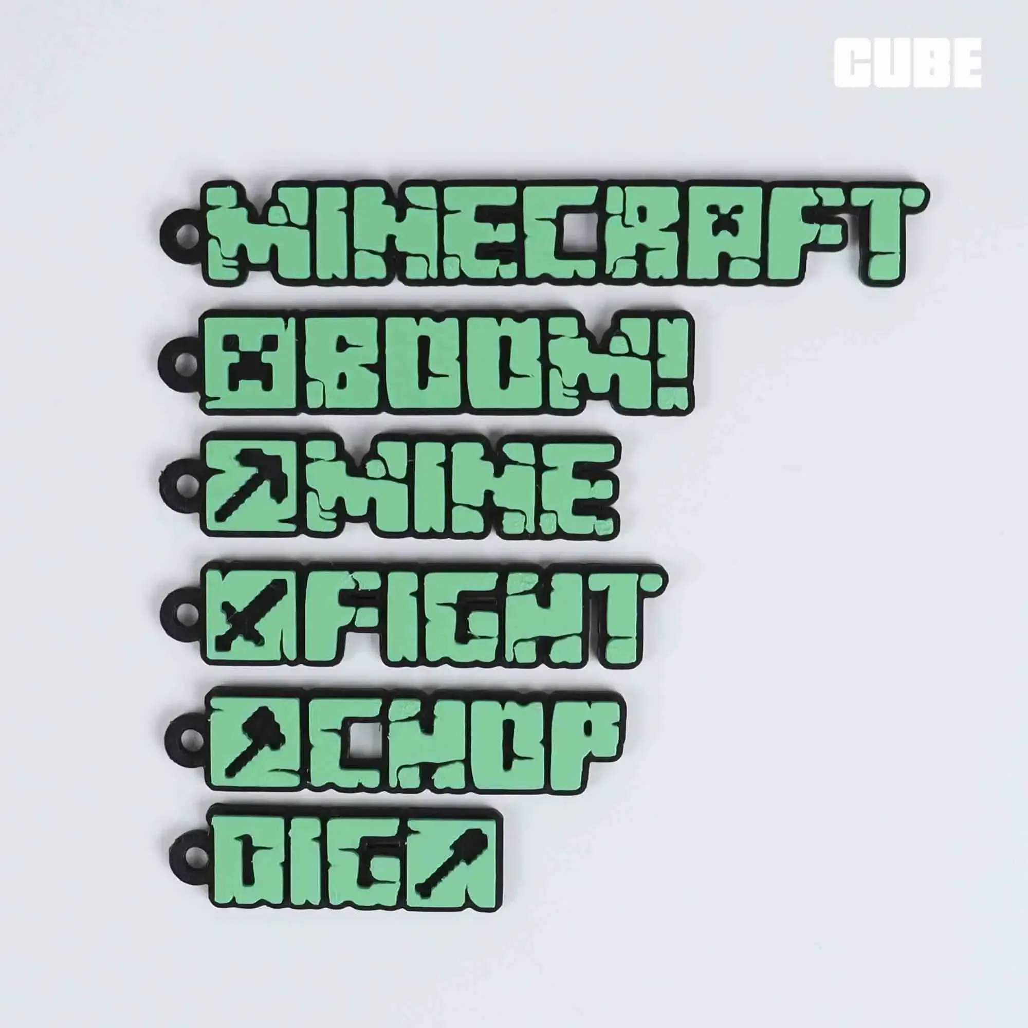 Minecraft Keychains for Minecraft Gamers!