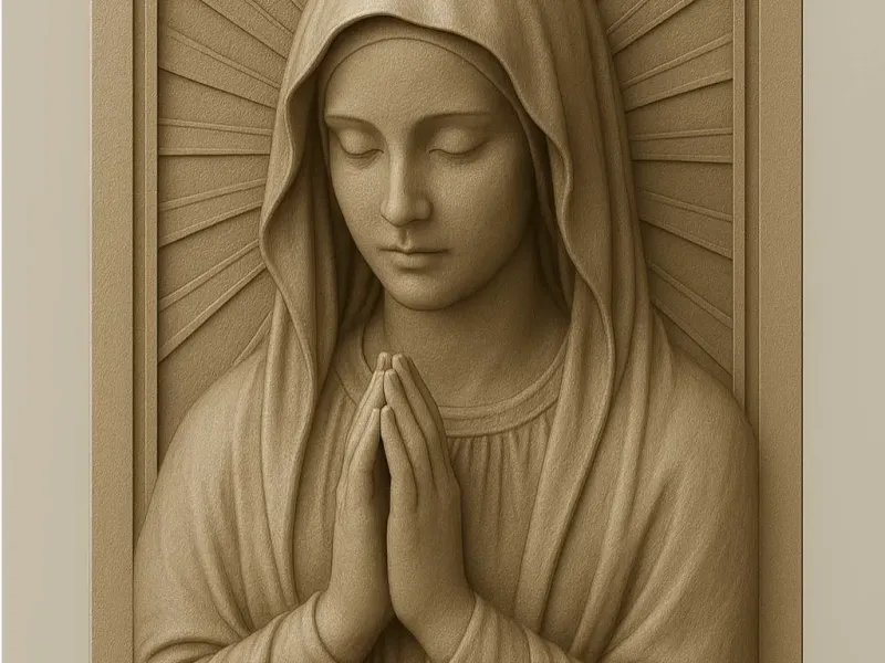 „Glaubenskarte – Maria im Gebet Edition“