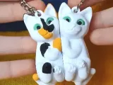 Pair of Cat Keychains-8