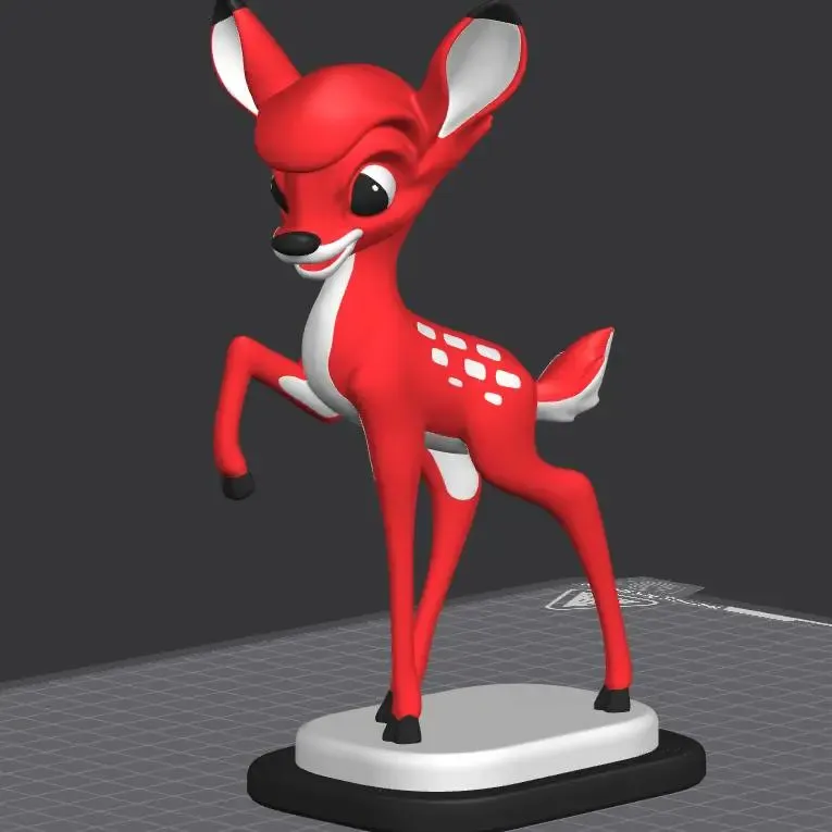 Bambi Deer like Colored
