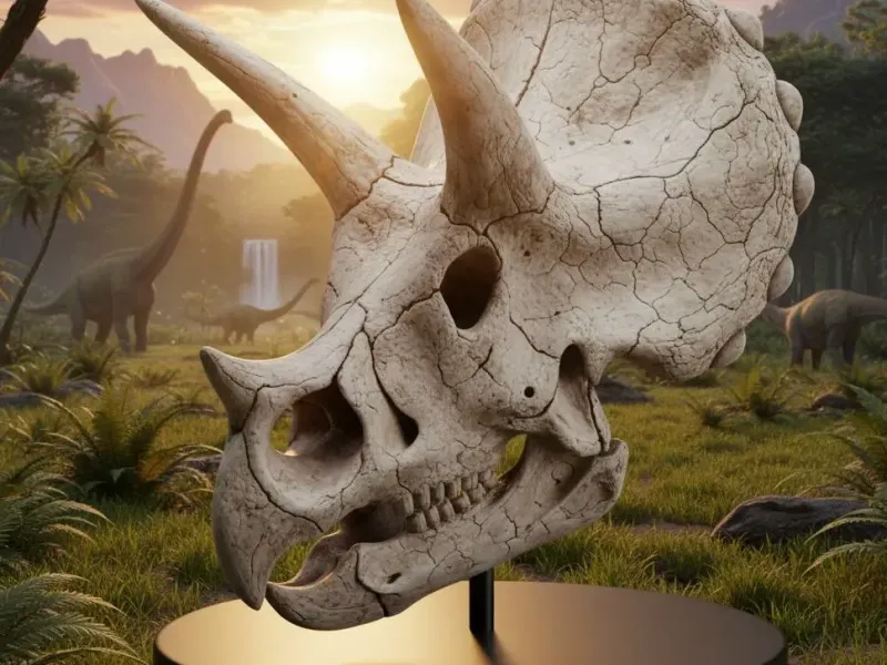 Skull Dino triceratops Dinosaur Deco