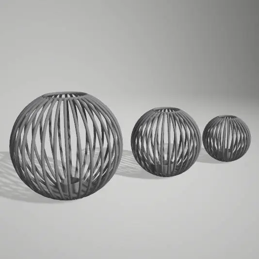 Modern Candle Ball Holders decoration house